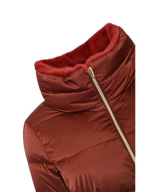 Piumino lungo trapuntato Bordeaux Herno | PI002124D 12170Z6705